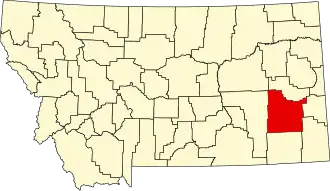 Custer County map