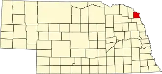 State map highlighting Dakota County