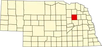 State map highlighting Madison County