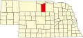 State map highlighting Rock County