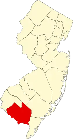 Cumberland County map