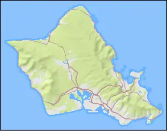 Nuʻuanu Pali is located in Oahu