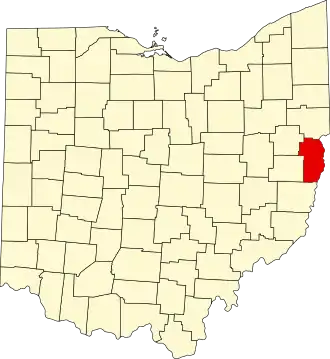 State map highlighting Jefferson County