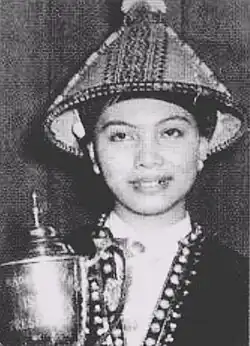 Marcella Tiansim, the 3nd season of Unduk Ngadau winner