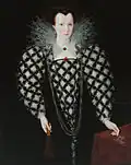 Called Mary Rogers, Lady Harington, 1592, oil on panel.