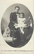 Princess Marie Louise and her grandmother, Princess Marie, c. 1900