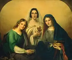 Faith, Hope and Charity, 1840