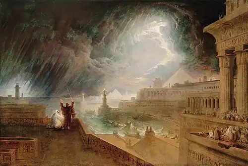 The Seventh Plague of Egypt (1823). Oil on canvas, 144.1 x 214 cm. Museum of Fine Arts, Boston