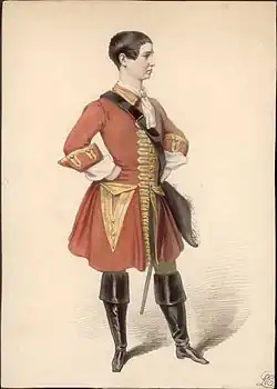 Mary Anne Keeley in one of her male roles