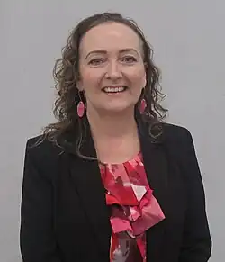 Mary Doyle at 2025 Aston results declaration (cropped).jpg