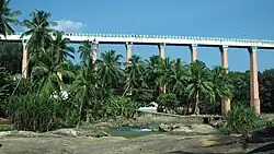 Mathur Aqueduct, India, built in 1966