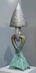 “Counterfish”. 2017, h = 80 cm, bronze, silumin