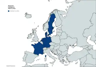 Members shown in blue