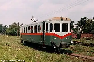 MBxd1-204 at the railway station in Krośniewice