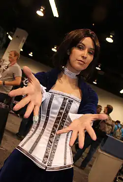 Cosplay of Elizabeth from BioShock Infinite