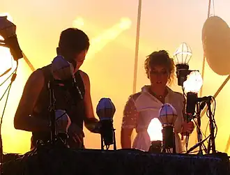 Purity Ring performing live in 2013