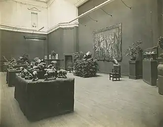 Memorial Exhibition of the Works in Sculpture by the Late Edward Kemeys, December 1907, at Corcoran Gallery of Art in Washington, D.C.