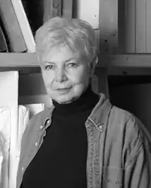 Merle Temkin, in her New York studio, 2011.