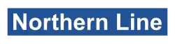 The words "Northern Line" in white over a green background.