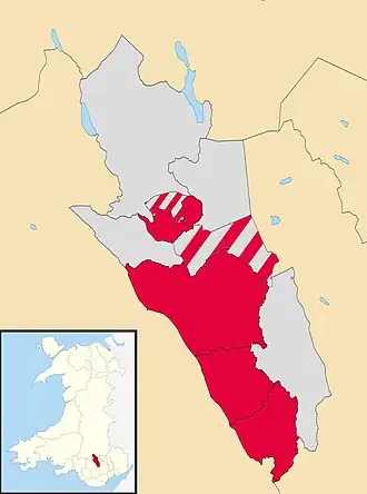 Merthyr Tydfil 2022 result map