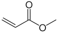 Methyl acrylate, an acrylic ester