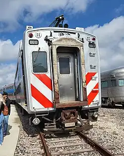 Metra Electric District (ex-Illinois Central) Highliner I (several other cars can be seen behind this unit)