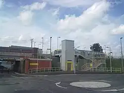 Hollinwood station in September 2012