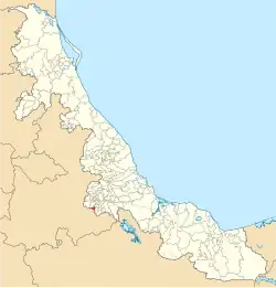 Location in Veracruz