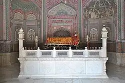 Interior of the tomb before restoration
