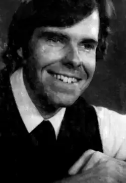 Black and white photo of Newton