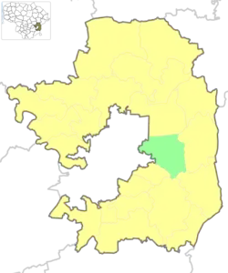 Location of Mickūnai Eldership