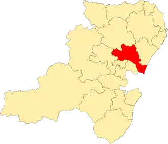 Location of the ward