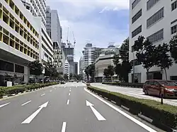 Middle Road in March 2025