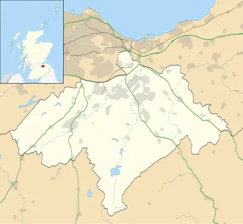 Penicuik is located in Midlothian