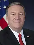 Secretary of State Mike Pompeo from Kansas (2018–2021)[66]