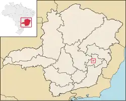 Location of Timóteo