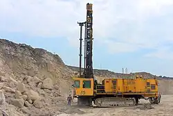 Mining Drill at Dudhichua Coal Mine