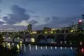 The Stone Arch Bridge at dusk