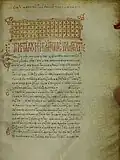 Folio 61 recto, the first page of Luke