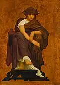 Mnemosyne, Mother of the Muses by Frederic Leighton (c. 1886)