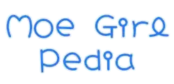Moegirlpedia English logo, written in Hachi Maru Pop