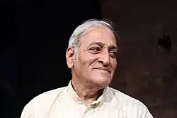 Mohan Agashe looking at camera