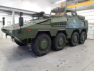 Driver training variant of Boxer; this variant has been ordered by Australia, Germany, Lithuania and the Netherlands