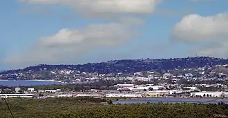 View of Montego Bay from the hillside