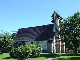 The church of Monts-en-Ternois
