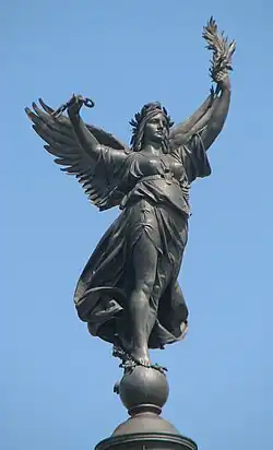 The Spirit of Liberty (1902), top statue of the Monument aux Girondins in Bordeaux.