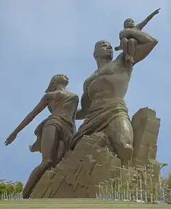The African Renaissance Monument in Senegal, constructed by Mansudae Overseas Projects