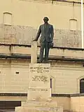 Memorial monument found at the back of St Helen's Basilica, Birkirkara