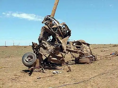 Moore, Oklahoma tornado damage (June 2008)