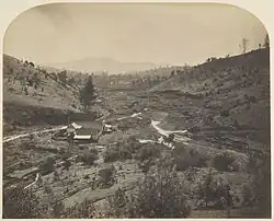 A south view of Mormon Bar, c. between 1858 and 1860